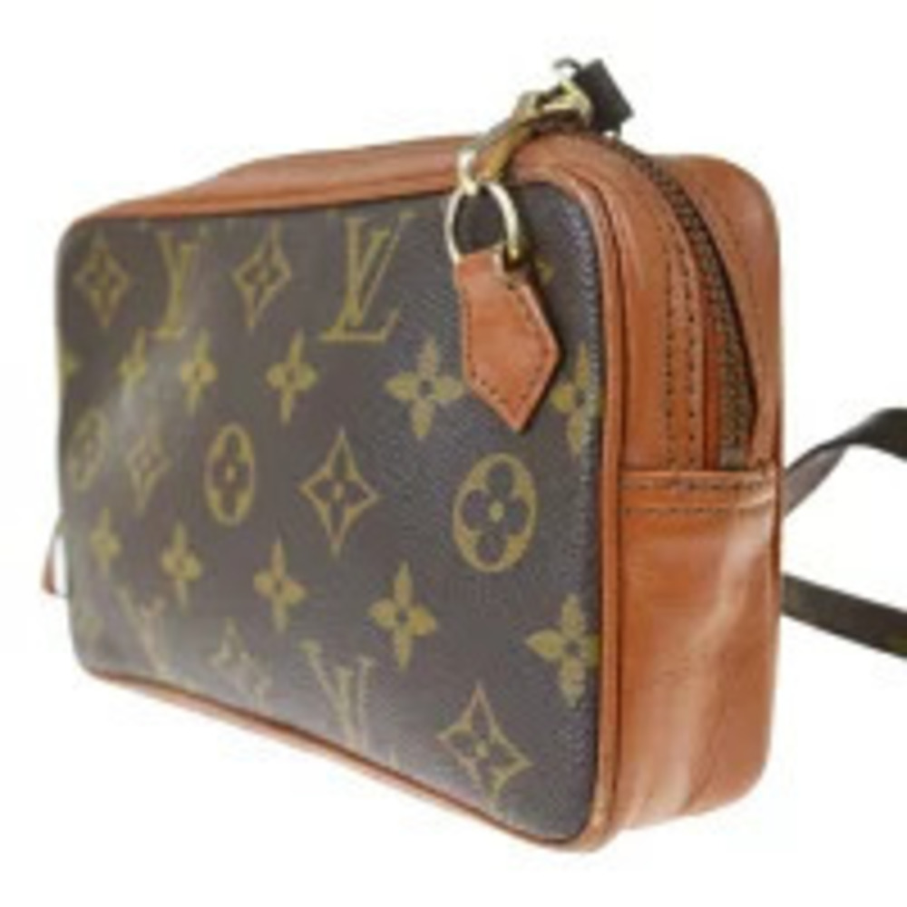 Louis Vuitton Monogram Pochette Marly Shoulder Bag Clutch Bandouliere Brown